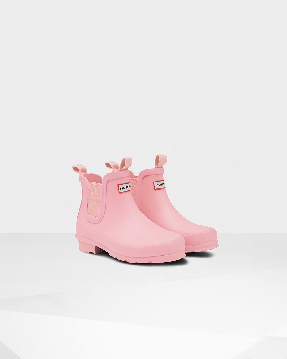 Kids Chelsea Boots - Hunter Original Big (05ZVDCBGH) - Pink